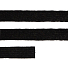 Плоский шнур Cord S, черный, 10 см