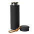 Термос вакуумный STRIPE, 450мл, черный