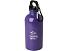 Одностенная бутылка для воды с карабином Oregon, изготовленная из нержавеющей стали, сертифицированной по стандарту RCS, объемом 400 мл - Пурпурный