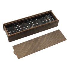 Домино WIN-WIN (черный с золотом)