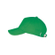 Бейсболка LONG BEACH, 5 клиньев, металлическая застежка, ярко-зеленый, белый