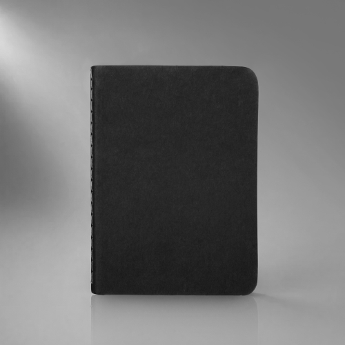 Блокнот A6 Stitch в линейку, черный