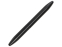 Ручка металлическая шариковая Bullet с серебристым зеркальным слоем, матовый черный