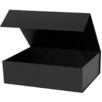 Подарочная коробка-трансформер большая, черная