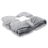 Плед флисовый SUPER SOFT COMFORT TRAVEL, Серый