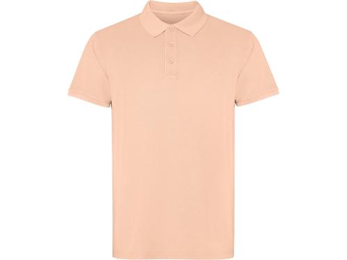 Рубашка поло Cobain унисекс, светло-абрикосовый выстиранный