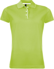Рубашка поло женская Performer Women 180 зеленое яблоко
