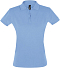 Рубашка поло женская Perfect Women 180 голубая