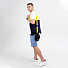 Шоппер Superbag black (чёрный с жёлтым)