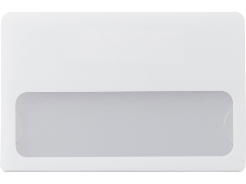 Бейдж с загибушкой(литой) 90х60мм, белый