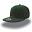 Бейсболка SNAP BACK, 6 клиньев, пластиковая застежка, зеленый