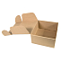 Коробка подарочная Big BOX, размер: 24 x 21 x 11 см картон МГК бур., самосборная, коричневый