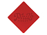 ПАТЧ РОМБ soft-touch (красный) 7,6 х 7,6 см