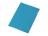 Папка-уголок прозрачный формата  А4 0,18 мм, синий глянцевый