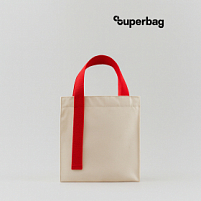 Шоппер Superbag Pack (S) (неокрашенный с красным) Шоппер Superbag Pack (S) (неокрашенный с красным)