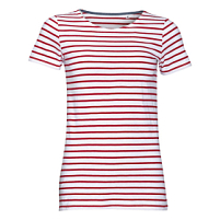 Футболка Miles Women белая с красным