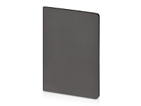 Бизнес-тетрадь А5 Pragmatic Contrast, 40 листов в клетку, серый с черным срезом