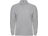 Рубашка поло Estrella мужская с длинным рукавом, серый меланж