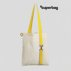 Шоппер Superbag с ремувкой 4sb (неокрашенный с желтым)