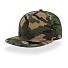 Бейсболка SNAP BACK, 6 клиньев, пластиковая застежка, зеленый камуфляж