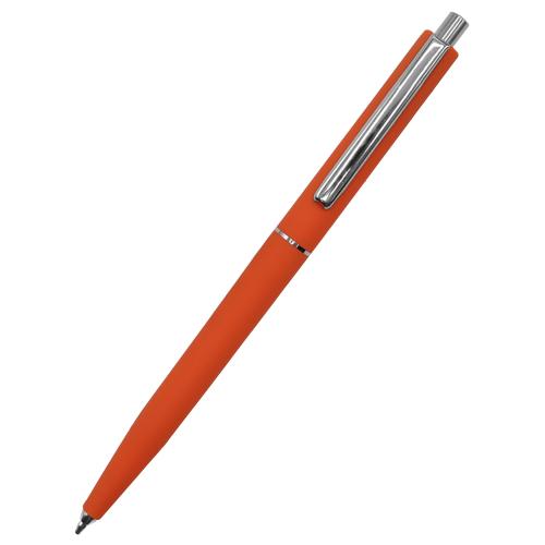 Ручка шариковая Dot Soft, оранжевый софт-тач