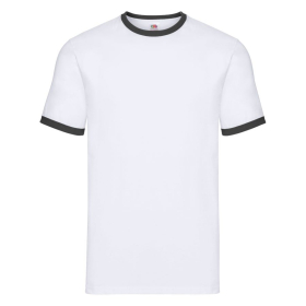 Футболка мужская RINGER T 160, белый, черный