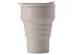 Силиконовый складной стакан GoCup, бежевый