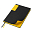 Ежедневник Flexy Star Sivilia Black Edition Color А5, Черно-желтый
