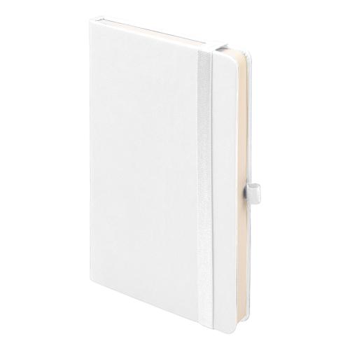 Ежедневник недатированный HAMILTON, A5, белый, кремовый блок
, белый