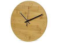 Настенные часы из бамбука Celeste, 8 мм, натуральный Настенные часы из бамбука Celeste, 8 мм, натуральный