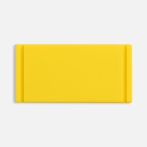 Лейбл из ПВХ Dzeta, XS, желтый