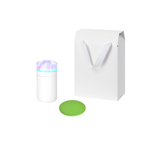 Подарочный набор Crystal, Auris, салатовый (увлажнитель воздуха, зарядное устройство)