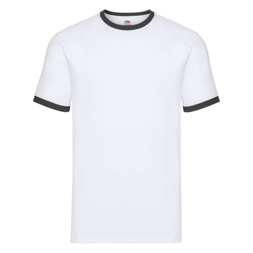 Футболка мужская RINGER T 160, белый, черный