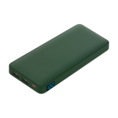 Внешний аккумулятор с подсветкой Ancor PD Plus 10000 mAh, зеленый