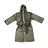 Банный халат VINGA Louis из rPET GRS, S-M, унисекс, 350 г/м²