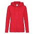 Толстовка женская LADY-FIT HOODED SWEAT JACKET 280, ярко-красный
