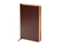 Ежедневник А5 недатированный Chelsea, коричневый (золотистый кант и срез)