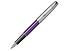 Ручка-роллер Parker Sonnet Essentials Violet SB Steel CT, цвет чернил black, перо: F, в подарочной упаковке.