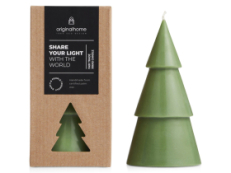 Orginal Home рождественская елочная свеча матча - L - Зеленый яркий