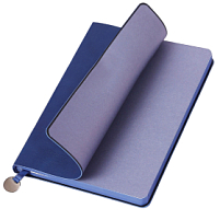 Ежедневник A5 недатированный Impero в мягком переплёте, Темно-синий