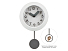 Настенные часы с маятником Pendulum, белый