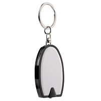 Брелок-фонарик Vivid, ver.2, белый с черным Брелок-фонарик Vivid, ver.2, белый с черным