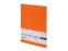 Тетрадь с каменной бумагой А5 Carrara 40 л., линейка, оранжевый