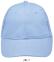 Бейсболка BUFFALO, Голубой полуматовый