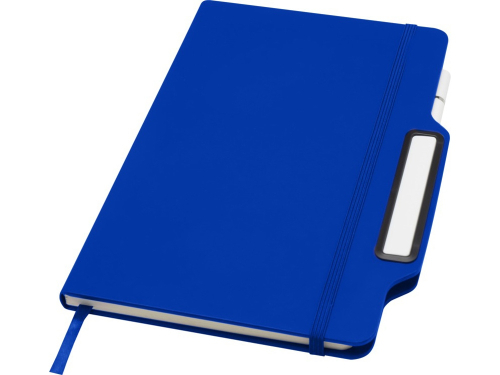 Nexus блокнот формата А5 в твердой обложке с ручкой и карандашом - Ярко-синий