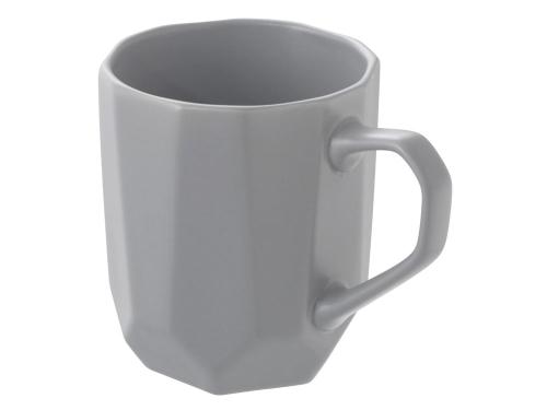 Кружка с гранями Amery, 310мл, серый матовый