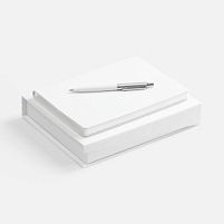 Набор Nebraska Flex, белый с серебристым