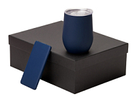 Подарочный набор с термокружкой и повербанком С1, 5000 mAh, темно-синий Подарочный набор с термокружкой и повербанком С1, 5000 mAh, темно-синий