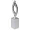 Стела "Flame" в подарочной упаковке, серебристый