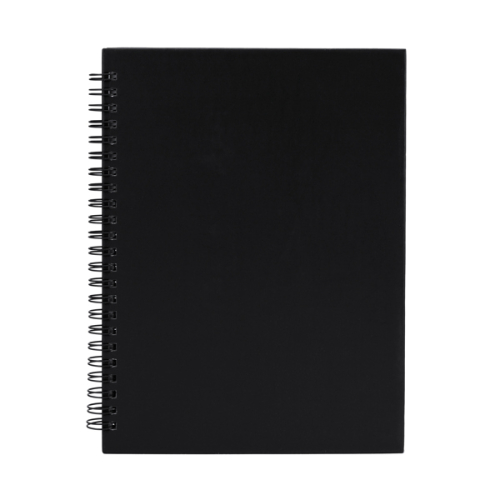 Блокнот на пружине VALLE, Чёрный